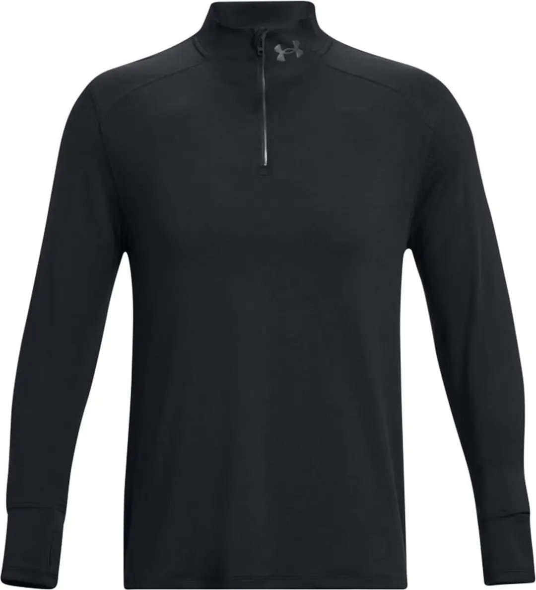 Under Armour Qualifier Run Hardloopshirt - L - Zwart