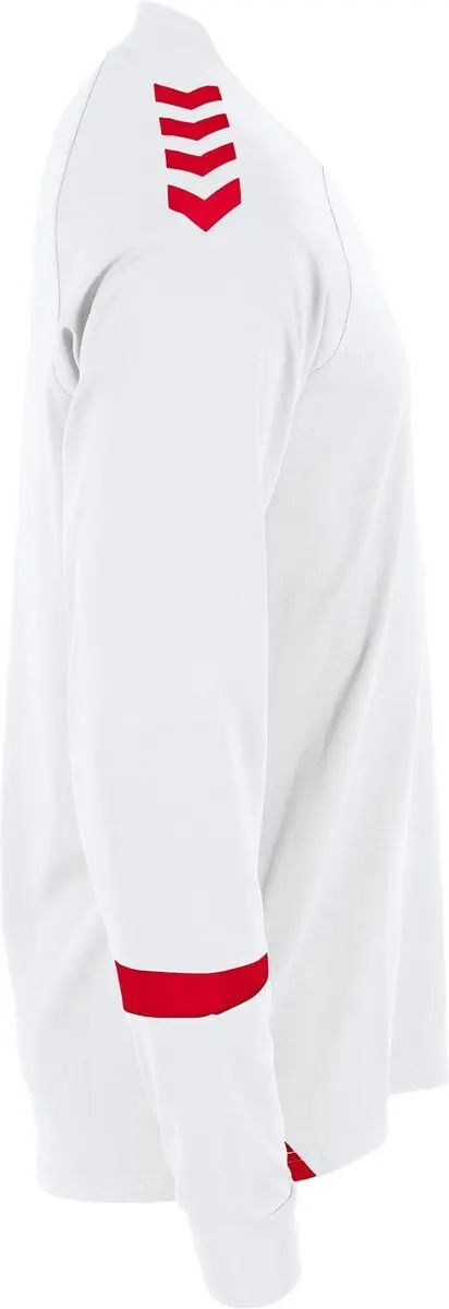 Hummel Fyn Voetbalshirt Lange Mouw Kinderen 152 - Wit/Rood