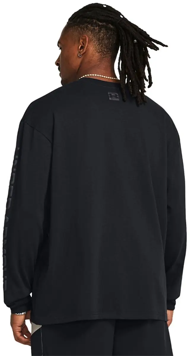 Under Armour HW Tonal Wordmark LS 1382890-001 - Heren T-shirt - M - Multicolor