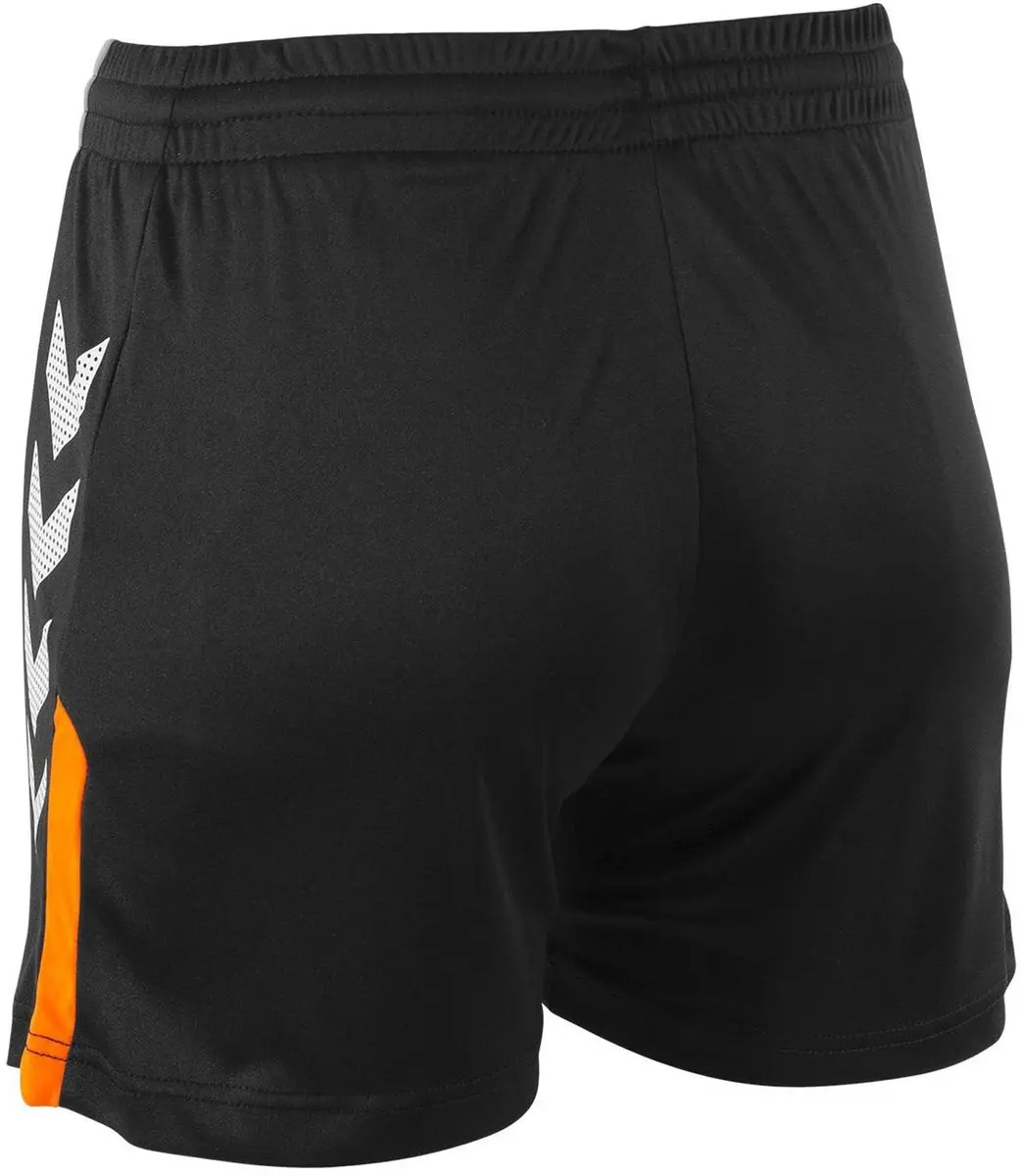 Hummel Aarhus Shorts Dames - XL - Zwart/Oranje
