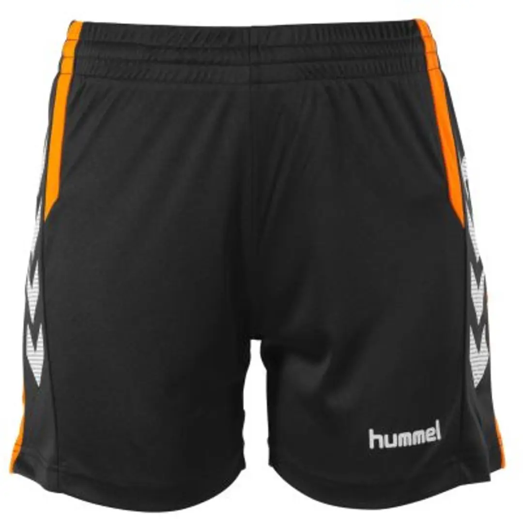 Hummel Aarhus Shorts Dames - XL - Zwart/Oranje