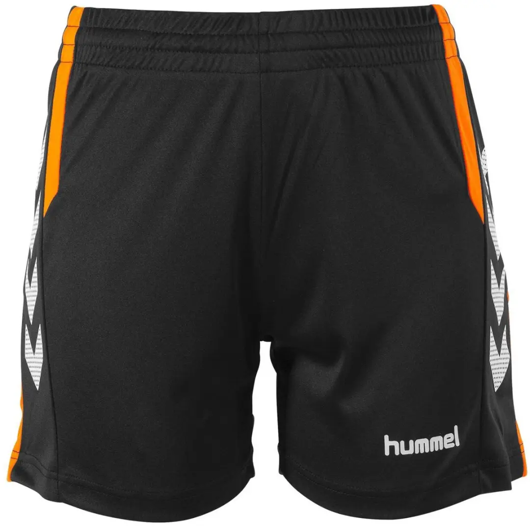 Hummel Aarhus Shorts Dames - XL - Zwart/Oranje - afbeelding 6 van 6