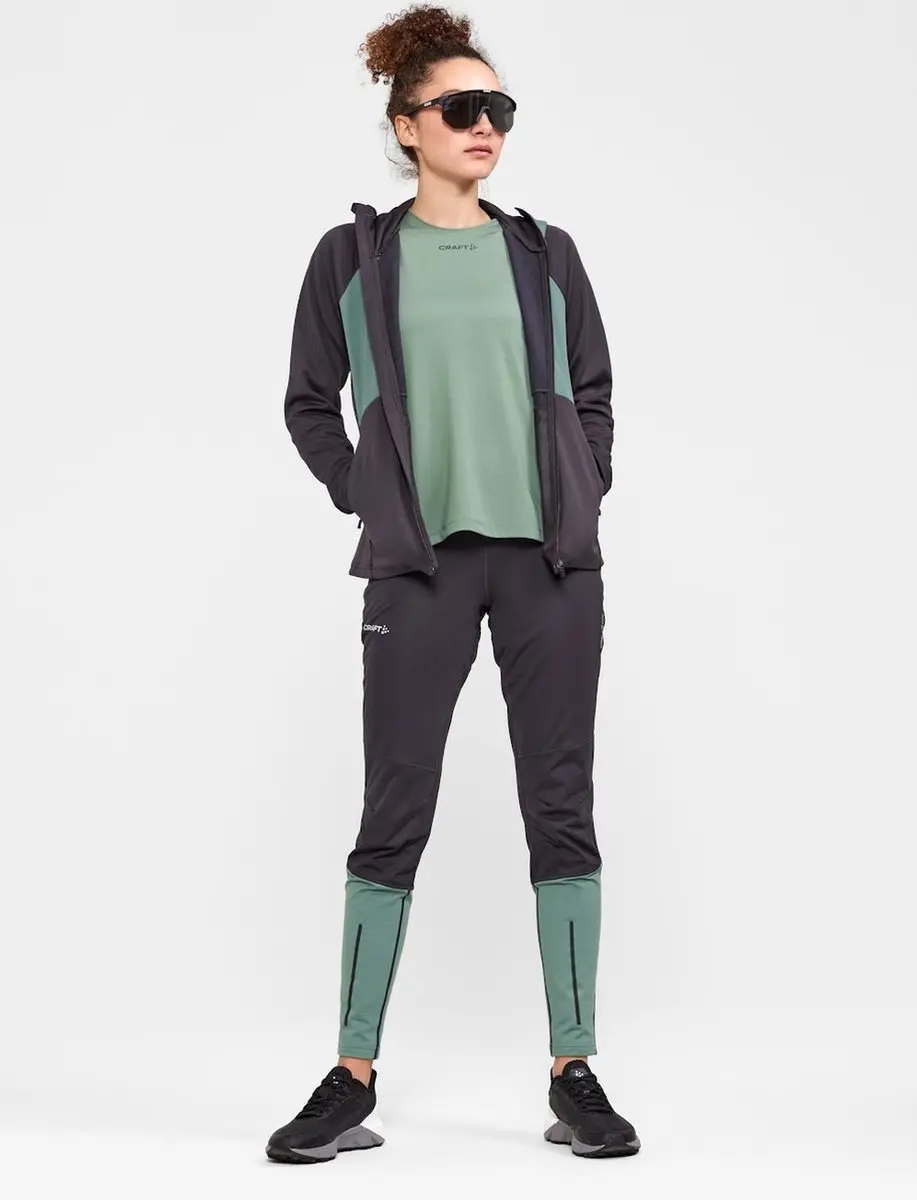 Craft Adv Essence Damesjack - Maat L - Groen/Zwart