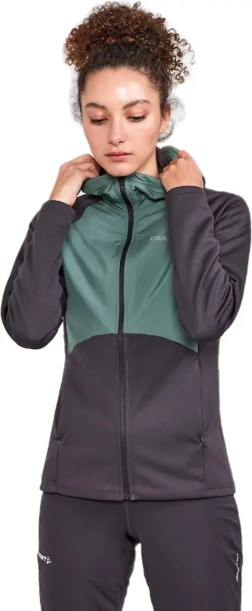 Craft Adv Essence Damesjack - Maat L - Groen/Zwart