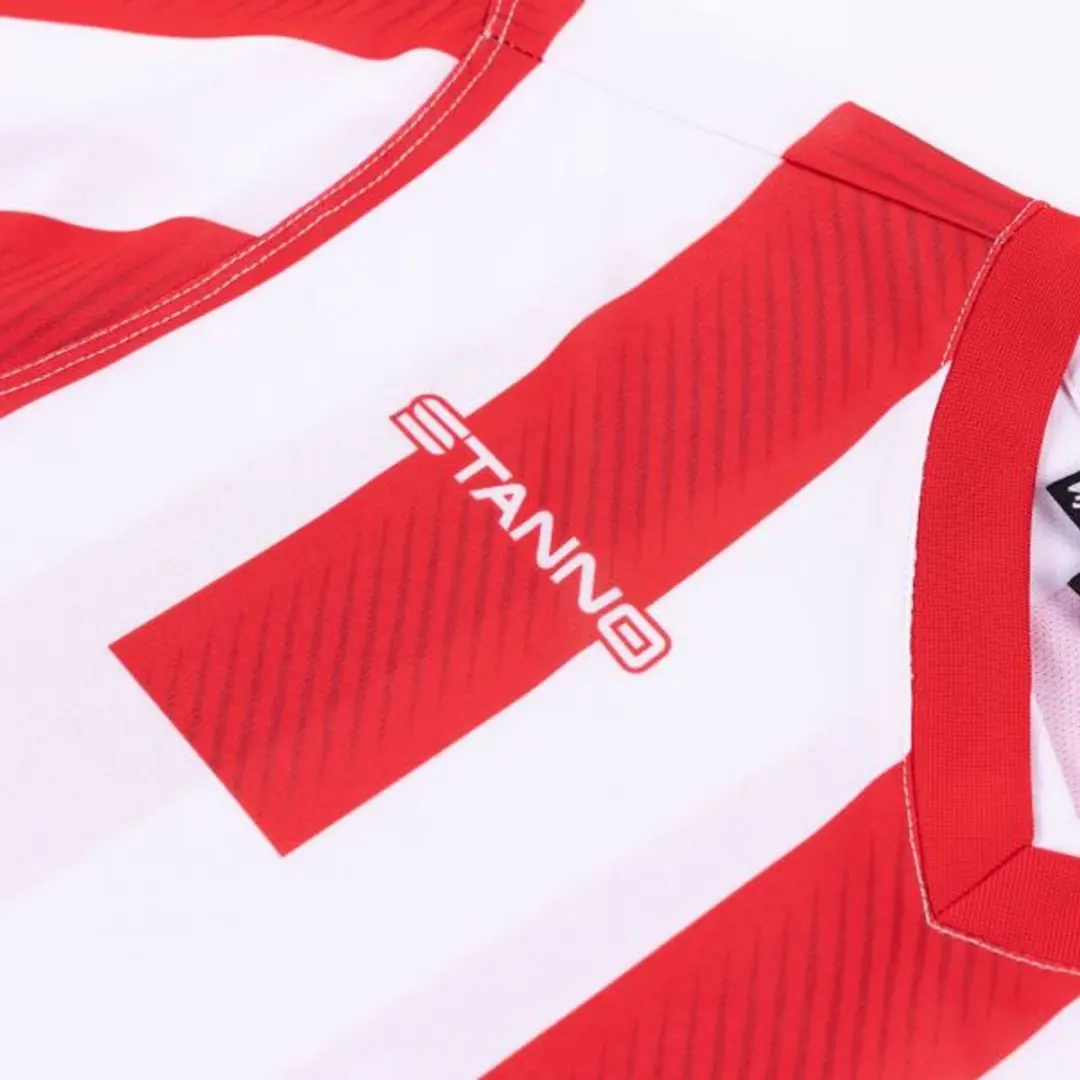 Stanno Aspire Long Sleeve Shirt 164 - Rood/Wit - afbeelding 6 van 6
