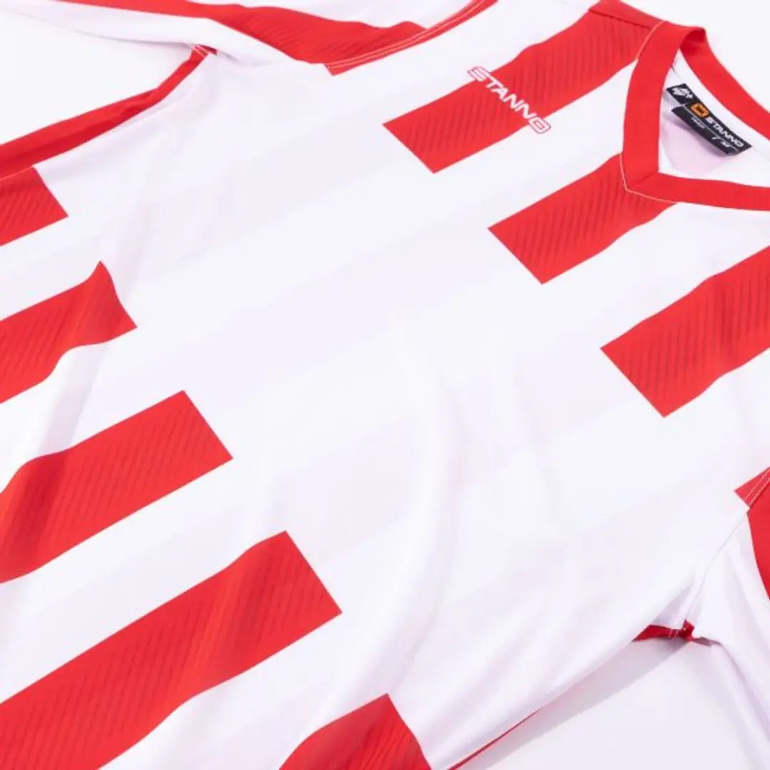 Stanno Aspire Long Sleeve Shirt 164 - Rood/Wit