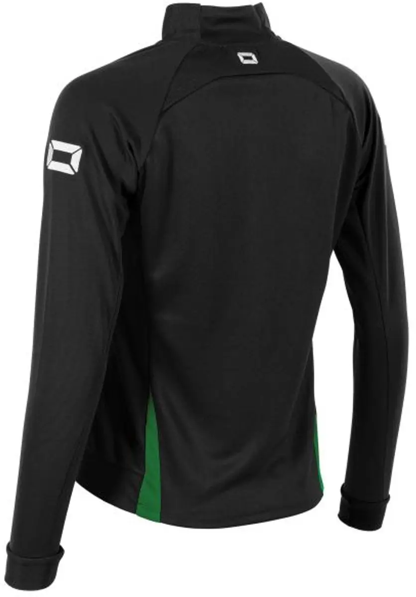 Stanno Stadio Full Zip Top Dames - Zwart/Groen