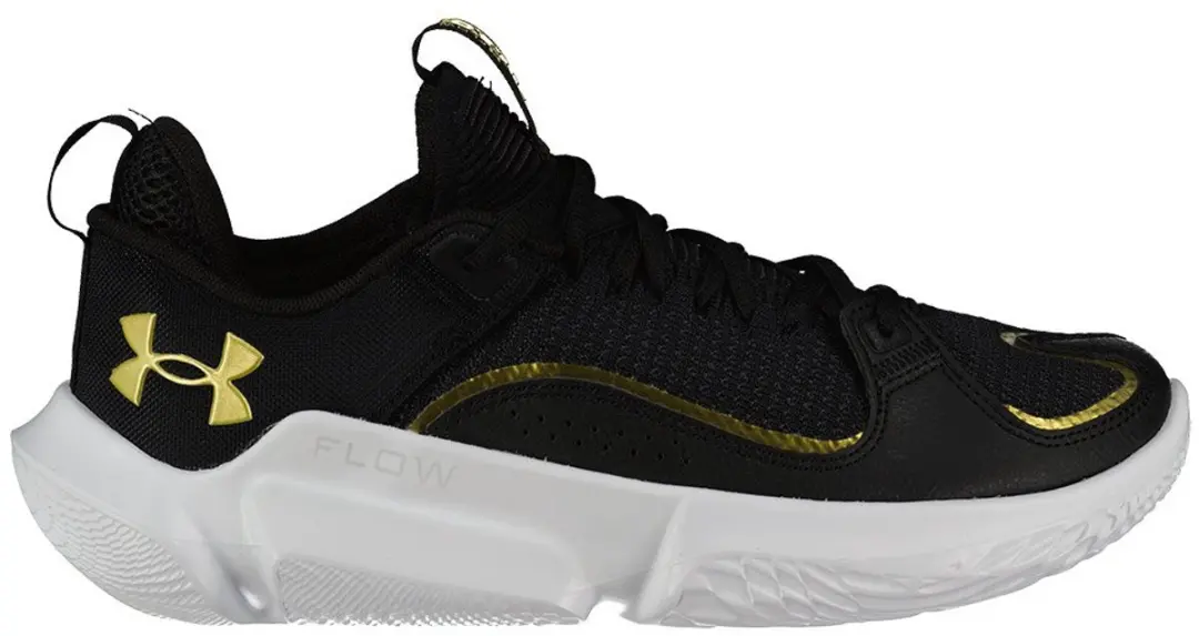 Under Armour Flow Futr X3 Hardloopschoen - EU 40 - Zwart/Wit/Goud