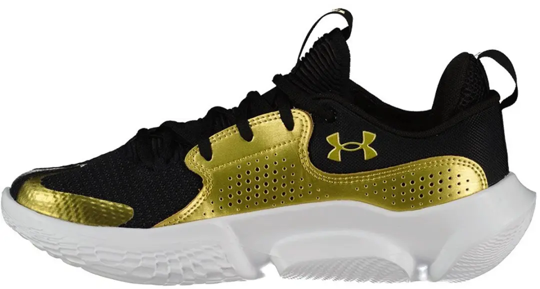 Under Armour Flow Futr X3 Hardloopschoen - EU 40 - Zwart/Wit/Goud