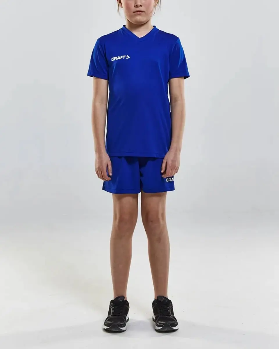 Craft Squad Jersey Solid SS Shirt Dames - L - Blauw
