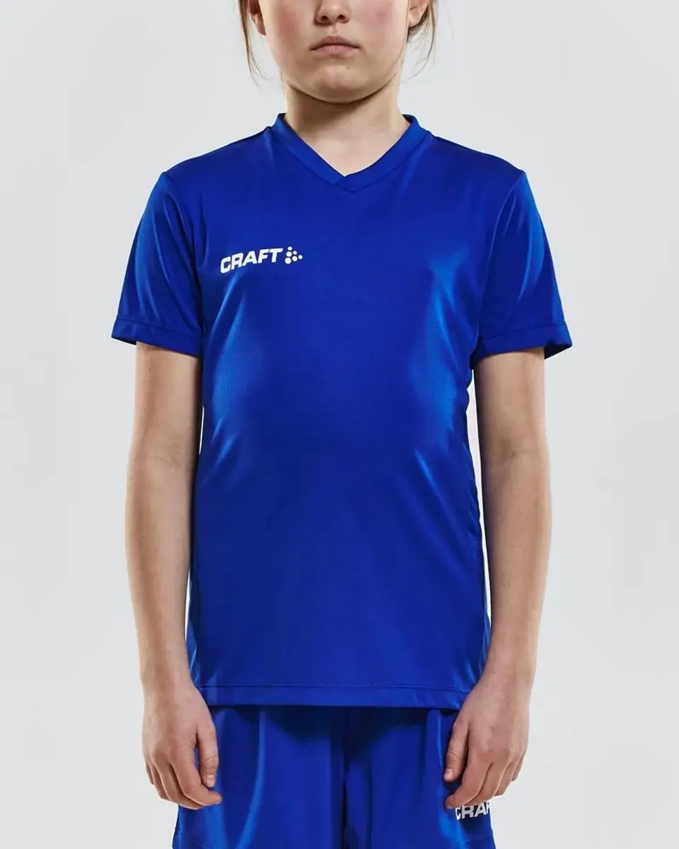 Craft Squad Jersey Solid SS Shirt Dames - L - Blauw