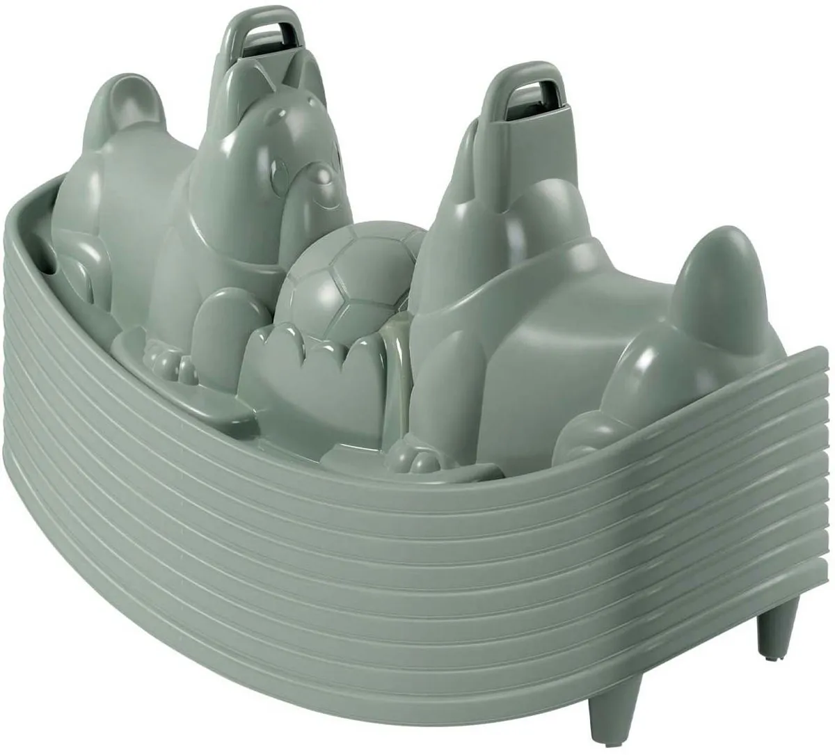 Smoby Green Dogs Rocker Hondenwip - Groen - afbeelding 6 van 6