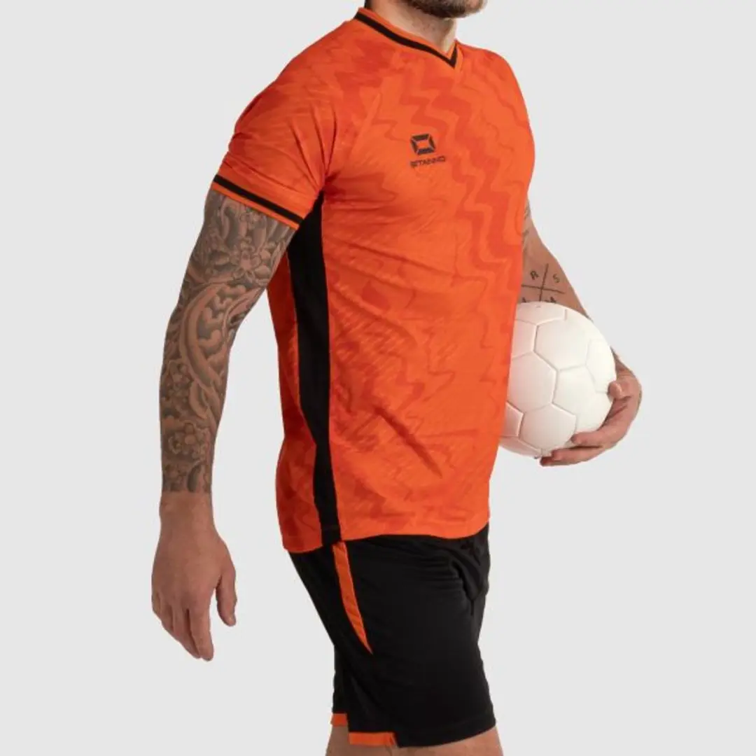 Stanno Wave Shirt 152 - Oranje/Zwart - afbeelding 6 van 6