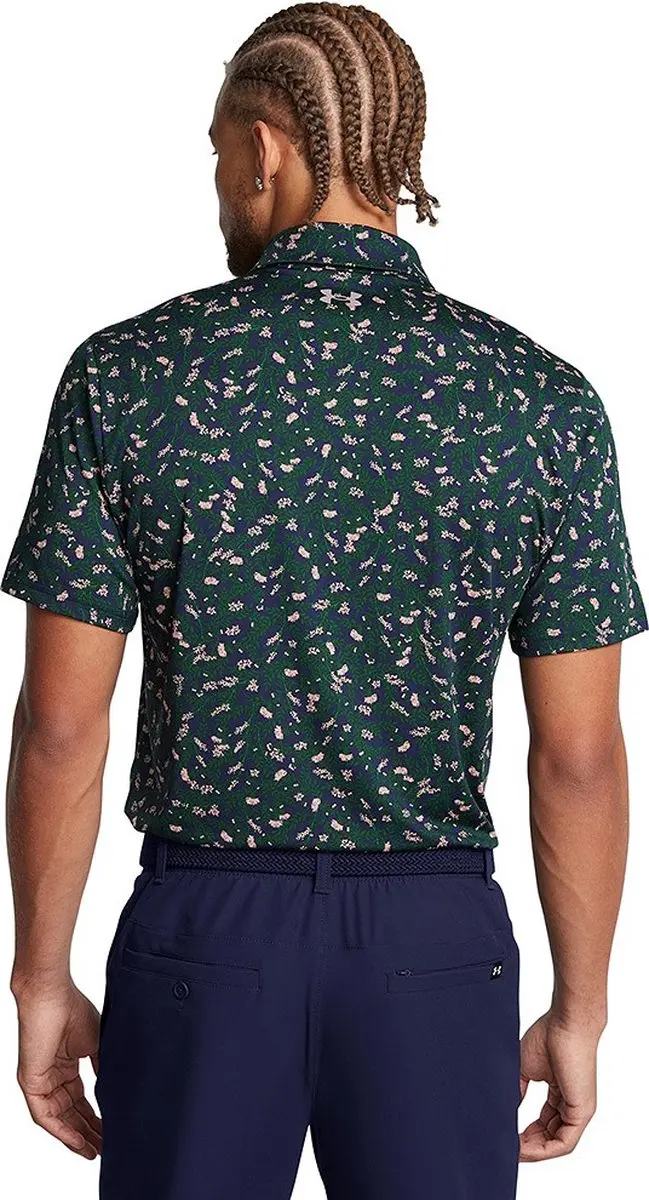 Under Armour Heren Playoff Golfpolo 3.0 - XXL - Navy Groen