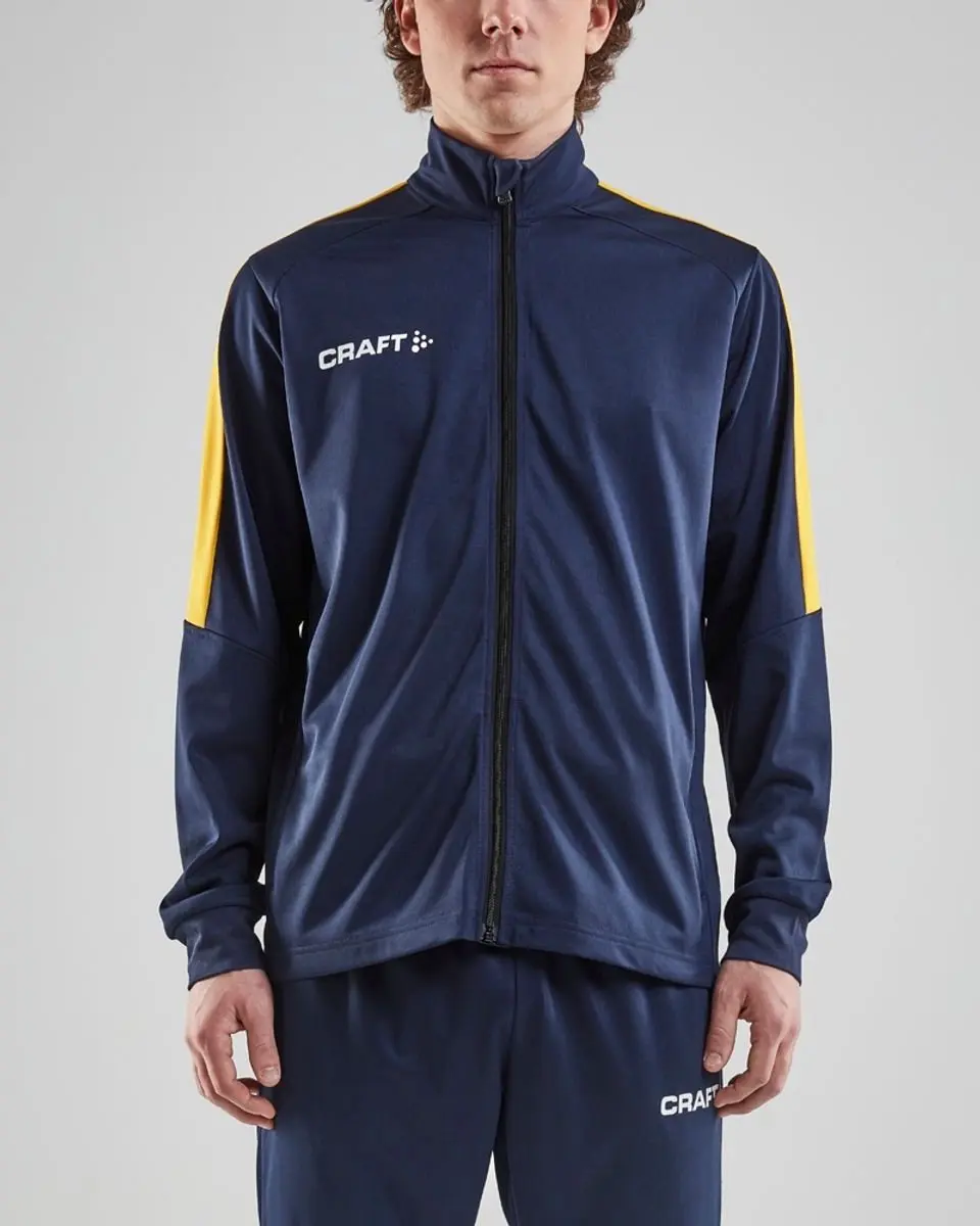 Craft Progress Polyestervest Heren - Marine Geel XL