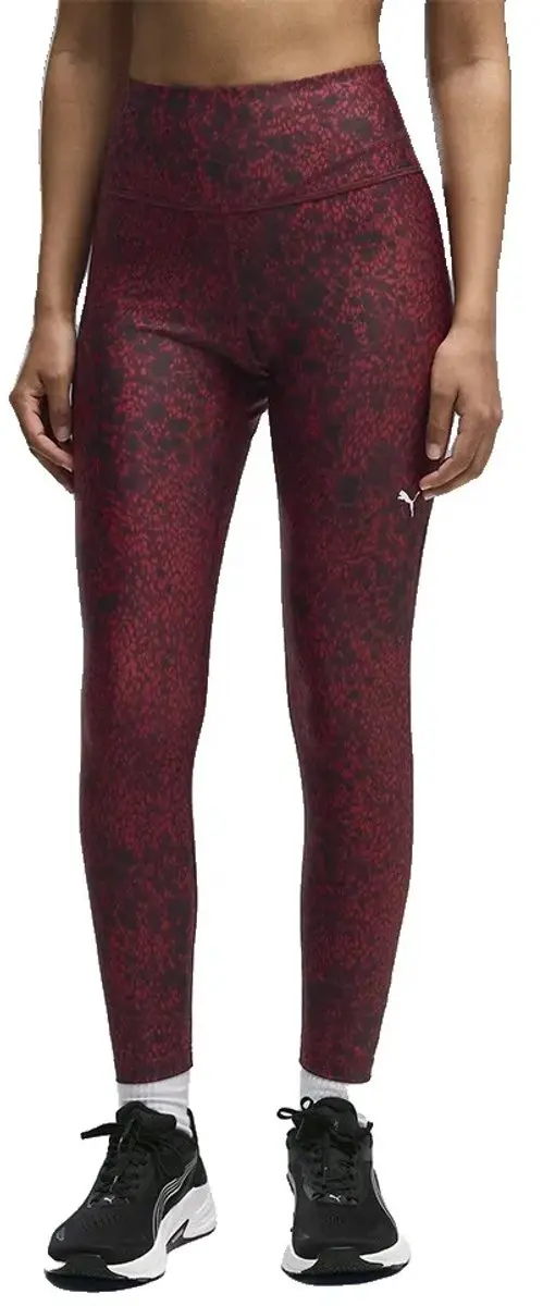 PUMA Tropical Speed AOP Hoge Taille Leggings - Rood XL