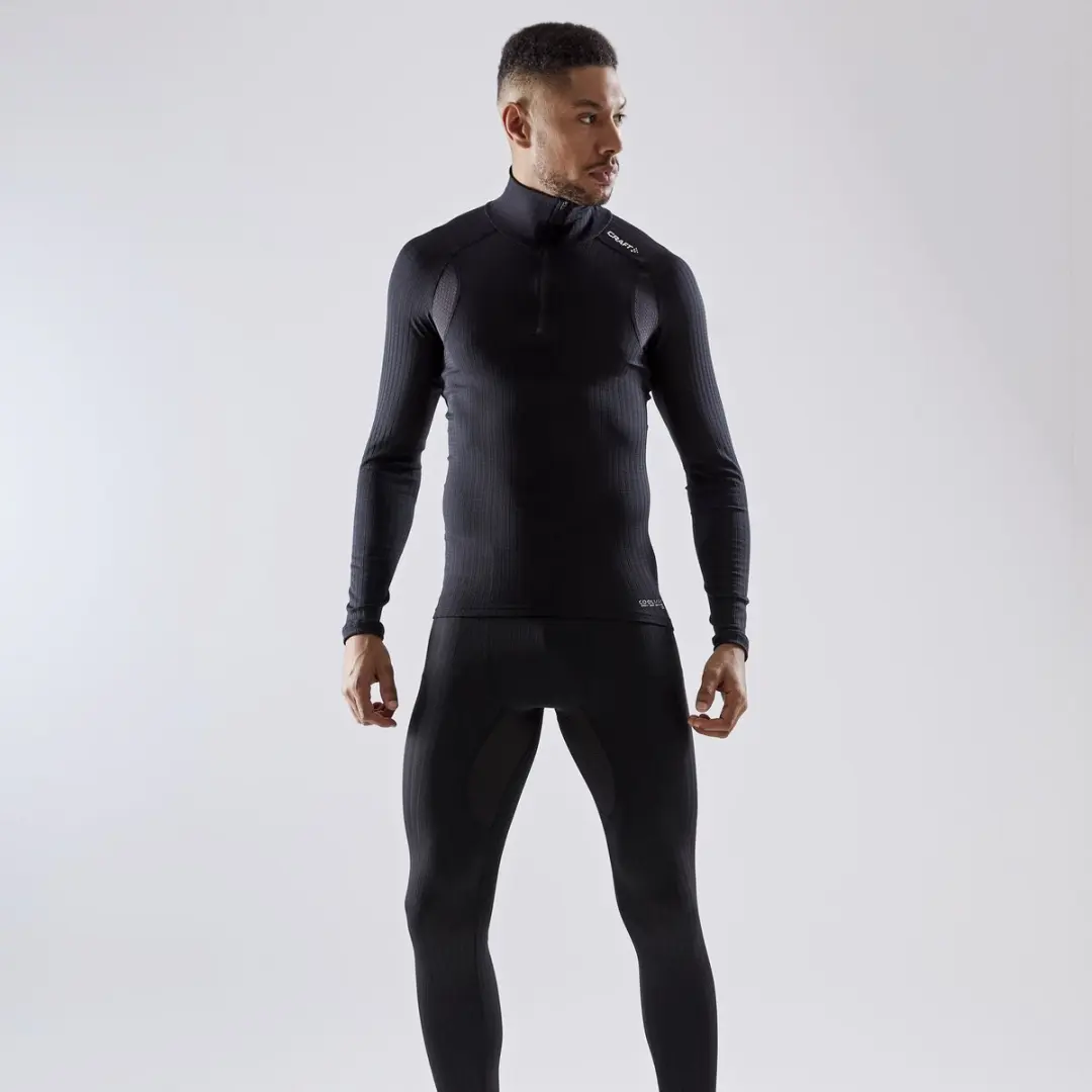Craft Active Extreme X Zip L/S Thermoshirt Heren M - Zwart