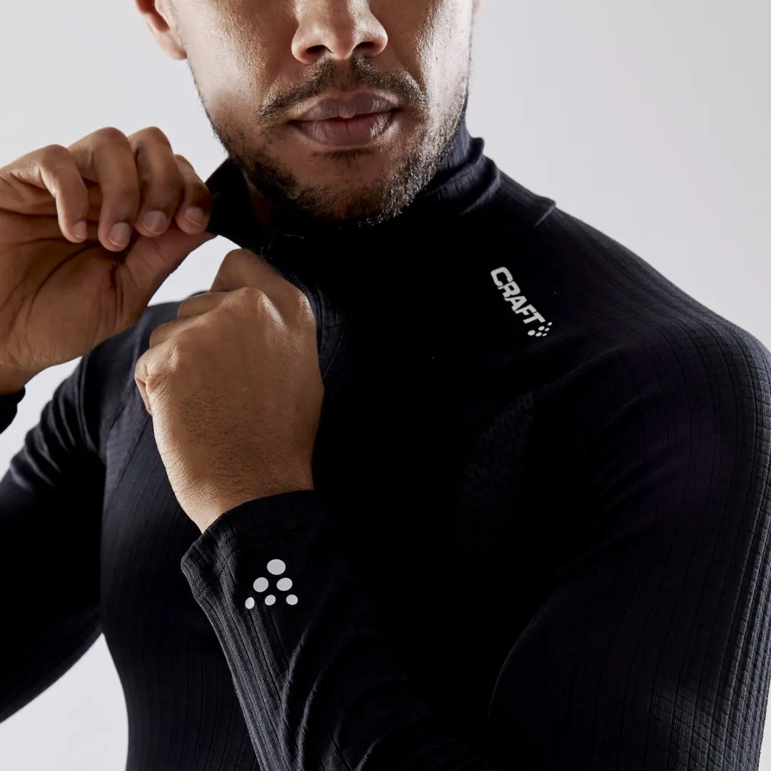 Craft Active Extreme X Zip L/S Thermoshirt Heren M - Zwart