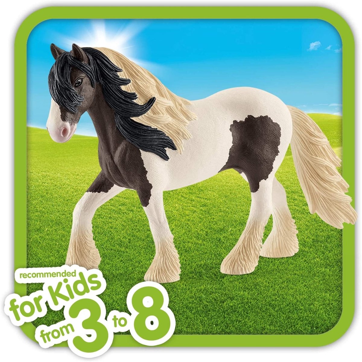 Schleich Farm World Tinker hengst - Speelfiguur paard multicolor.
