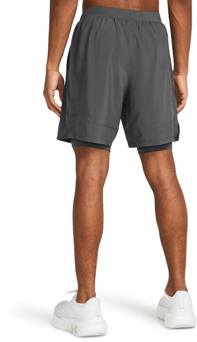 Under Armour UA Launch 7" 2-in-1 Shorts - Castlerock