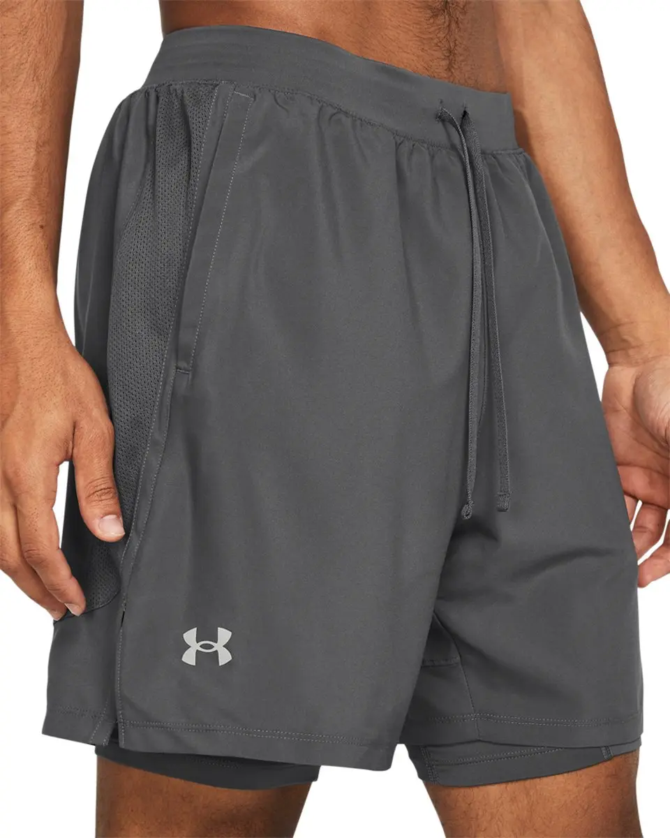 Under Armour UA Launch 7" 2-in-1 Shorts - Castlerock