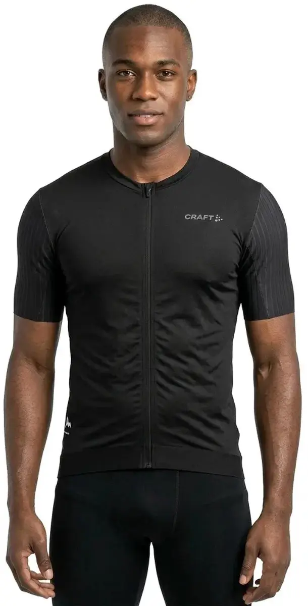 Craft Endur Aero Korte Mouw Wielertrui - XL - Zwart