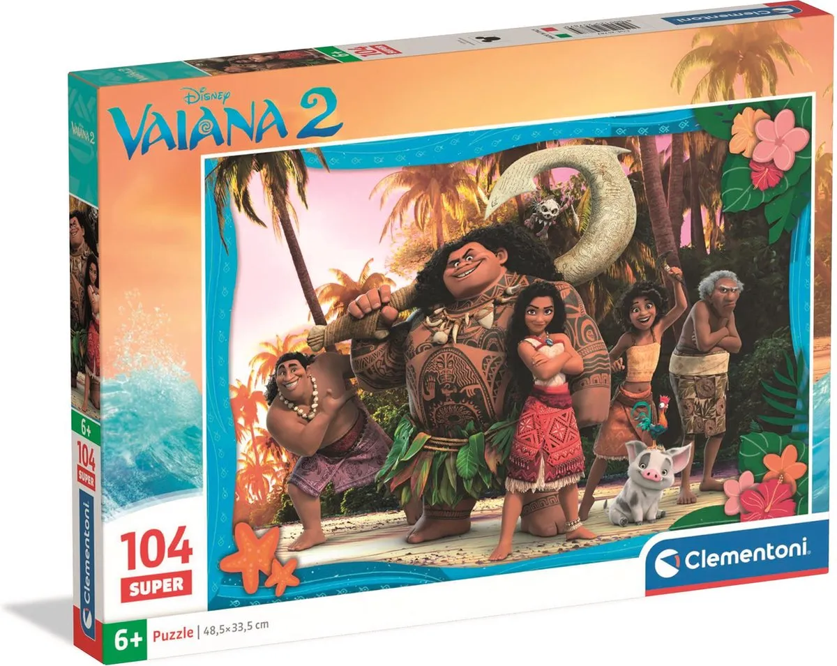 Clementoni Disney Nieuwe Kerstfilm Puzzel 104 Stukjes