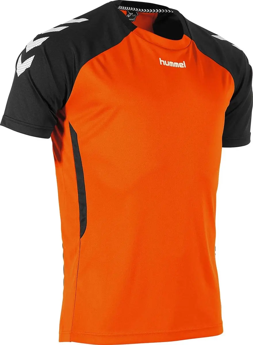 Hummel Authentic Tee Sportshirt - Maat 152 - Oranje
