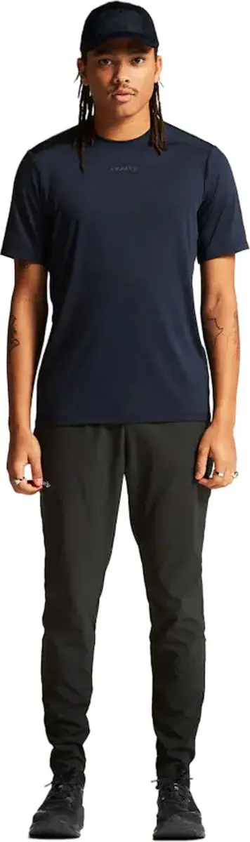 Craft ADV Essence SS TEE 2 M Heren Sportshirt - Marine