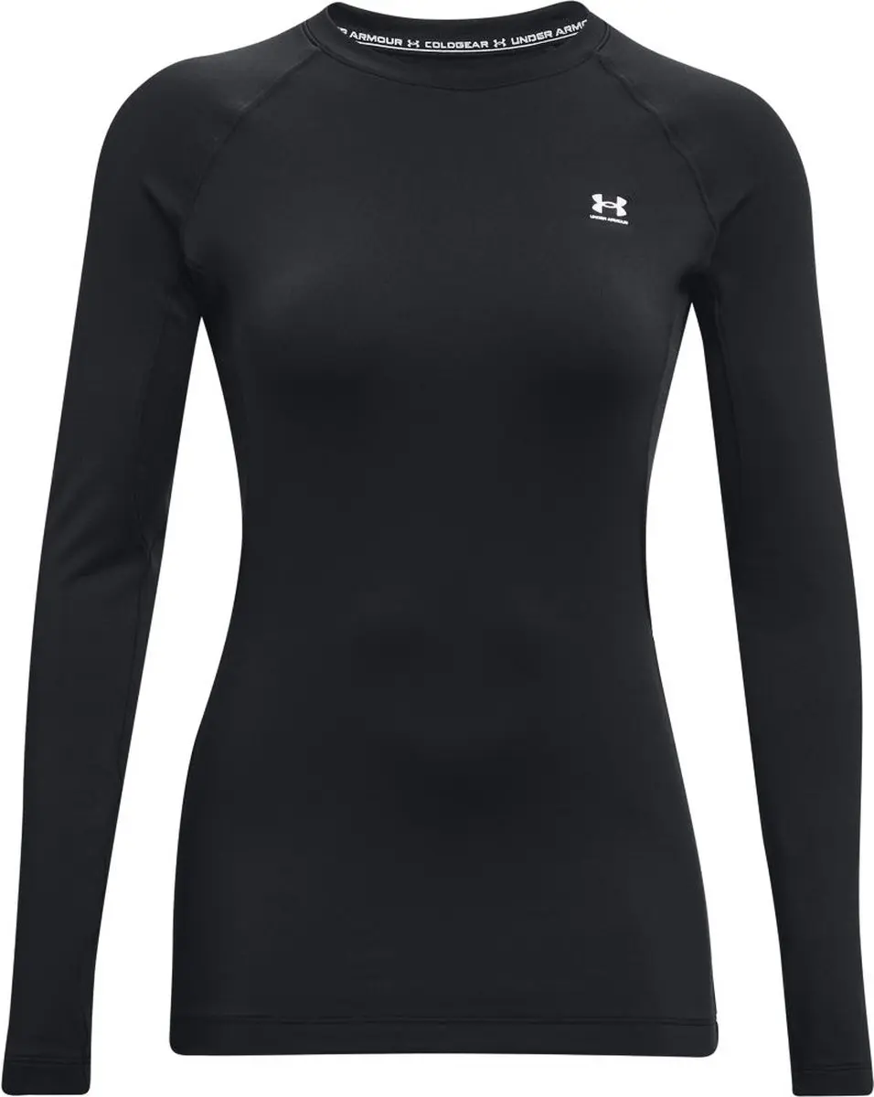 Under Armour UA CG Authentics Crew Dames Sporttrui - Zwart/Wit