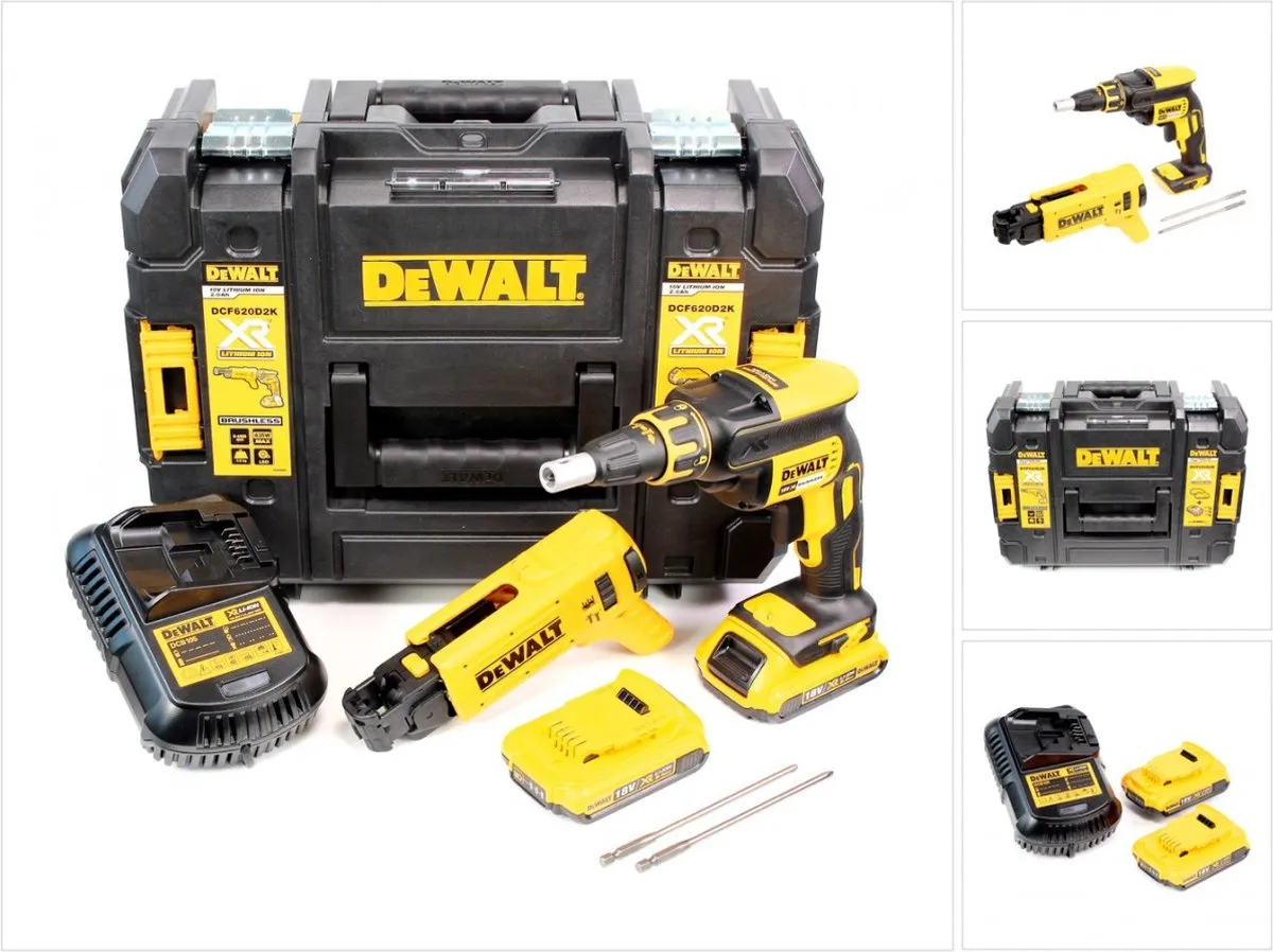 DeWalt DCF620D2K-QW Bandschroefmachine 18V - 2x 2000mAh Accu