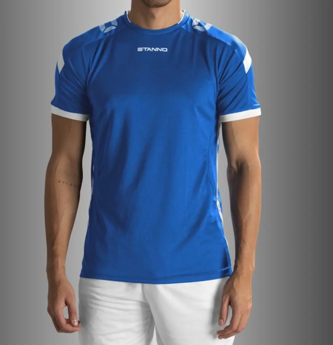 Stanno Drive Match Shirt 128 - Blauw/Wit - afbeelding 6 van 6