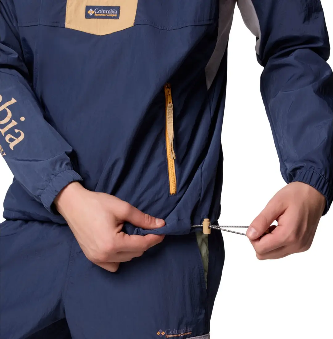 Columbia Riptide II Retro Windbreaker M - Marineblauw