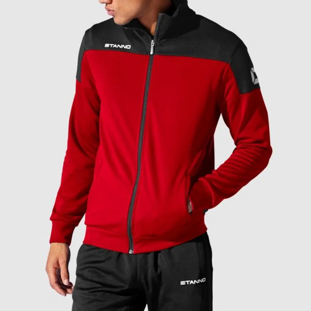 Stanno Pride Full Zip Jack - XXXL Rood/Zwart