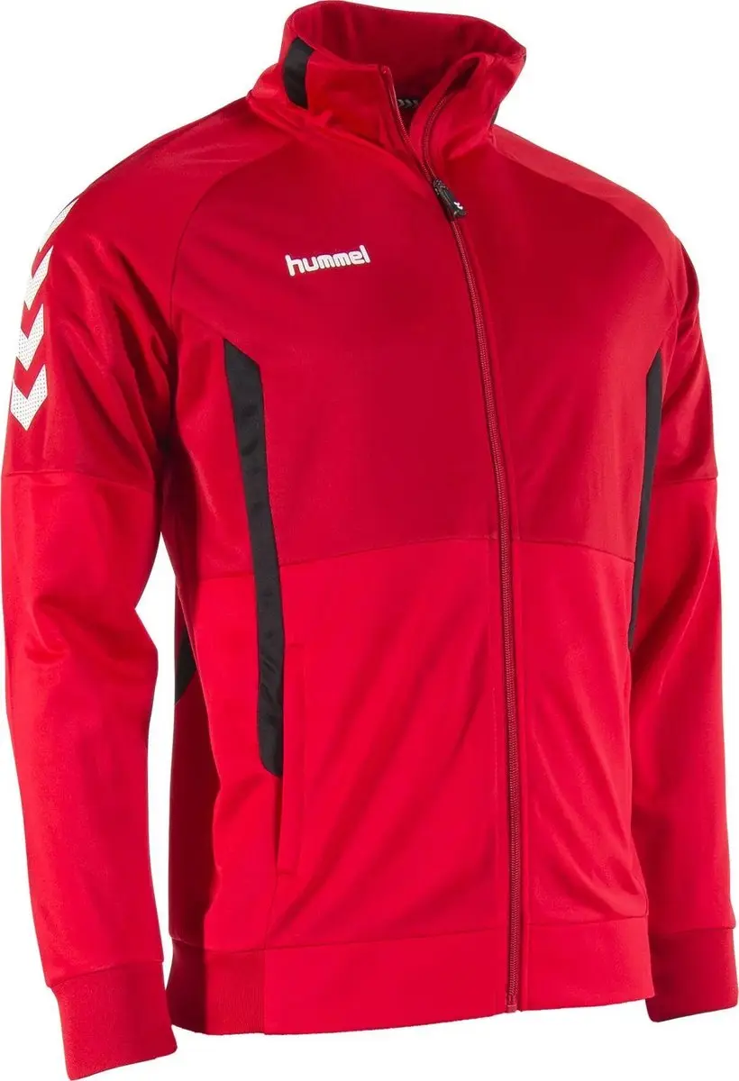 Hummel Authentic Poly FZ Sportvest Kids - Maat 164 Rood