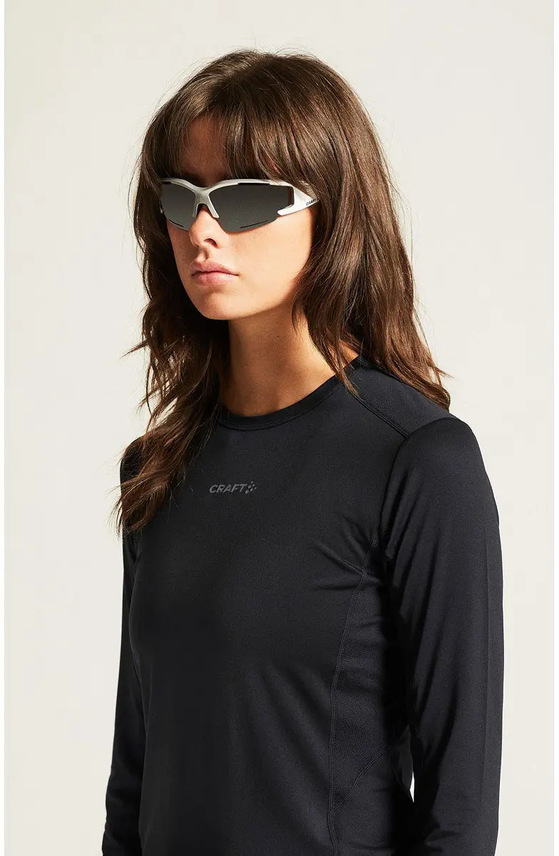Craft ADV Essence LS Tee 2 W Dames Sportshirt - L - Zwart - afbeelding 6 van 6