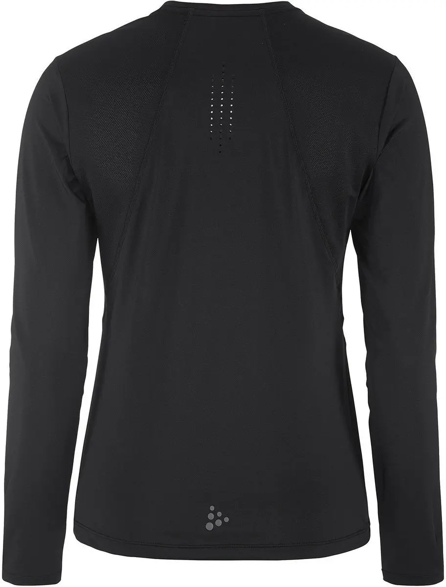 Craft ADV Essence LS Tee 2 W Dames Sportshirt - L - Zwart