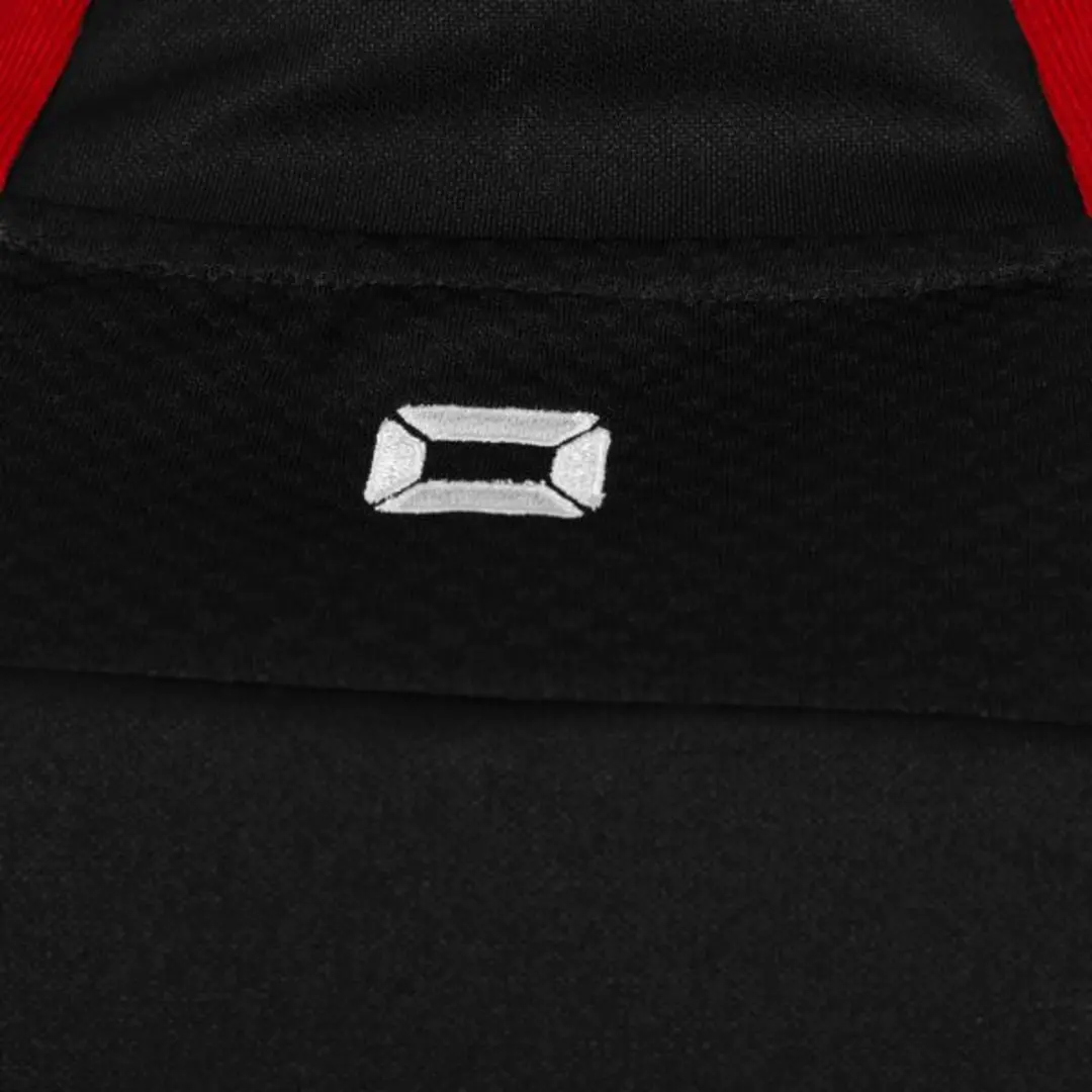 Stanno Stadio Full Zip Top - S - Zwart/Rood