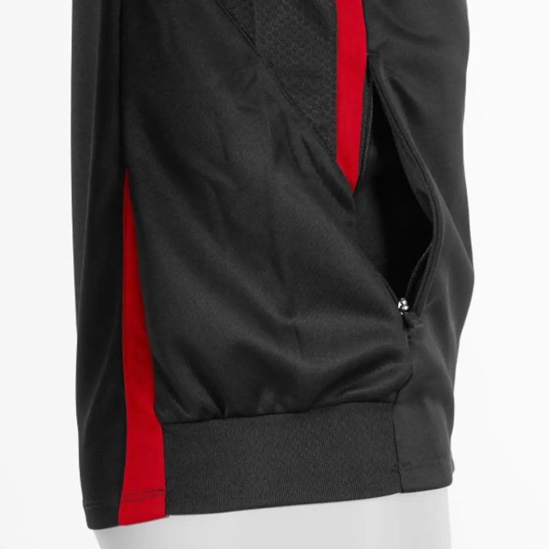 Stanno Stadio Full Zip Top - S - Zwart/Rood
