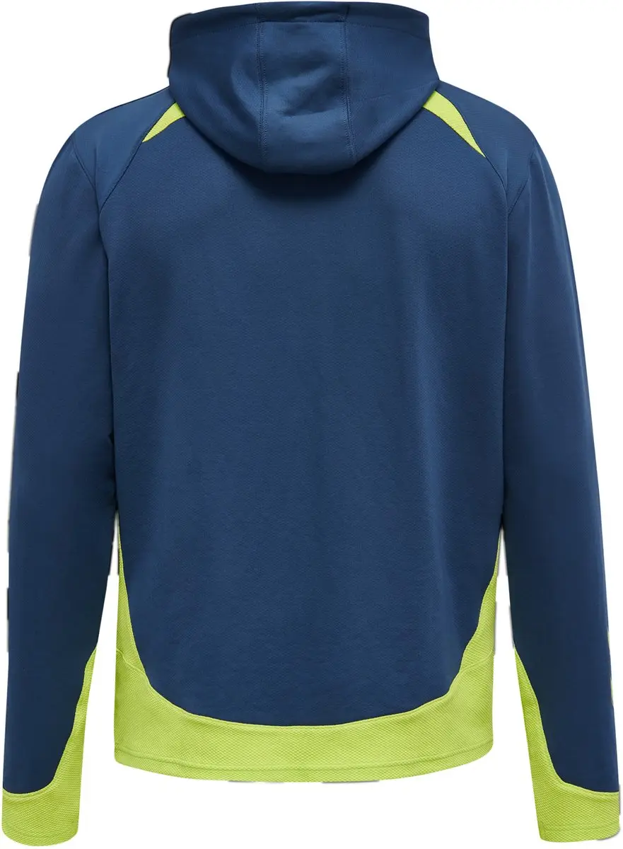 Hummel Lead Poly Hoodie - S - Dark Denim