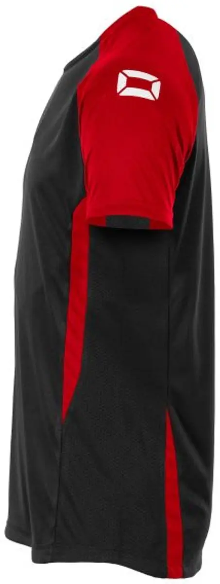 Stanno Stadio T-shirt 128 - Zwart/Rood
