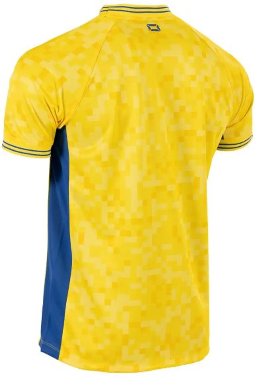 Stanno Pixel Shirt M - Geel/Blauw