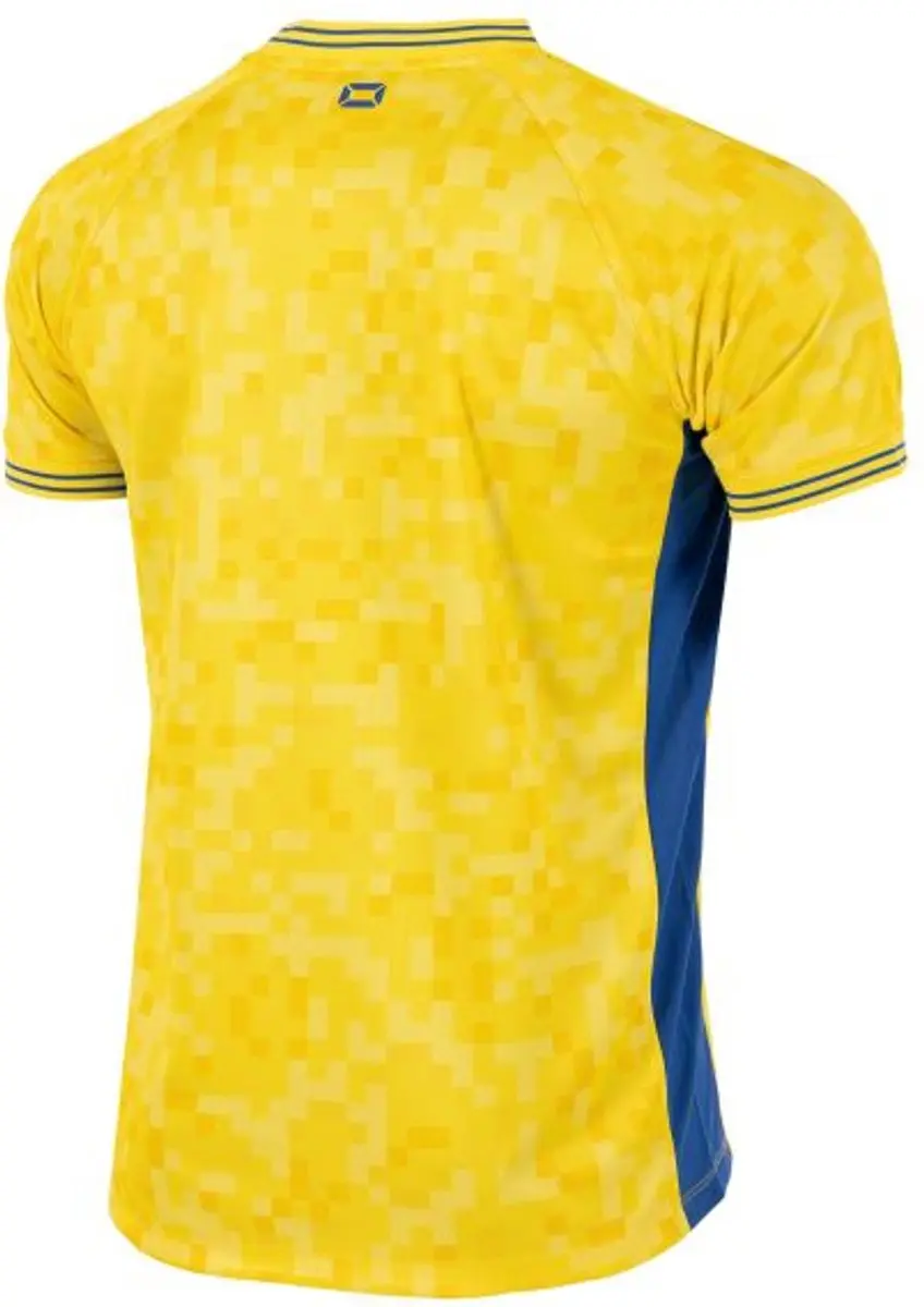 Stanno Pixel Shirt M - Geel/Blauw