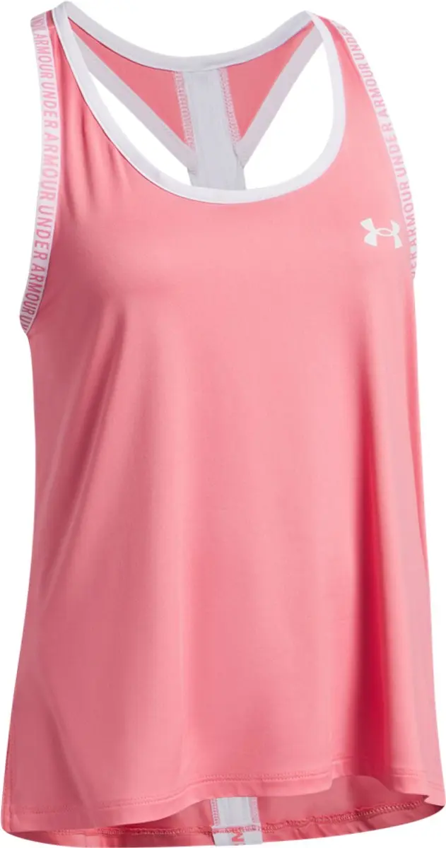 Under Armour Tech Knockout Tank Meisjes Sportshirt - Bittersweet Roze