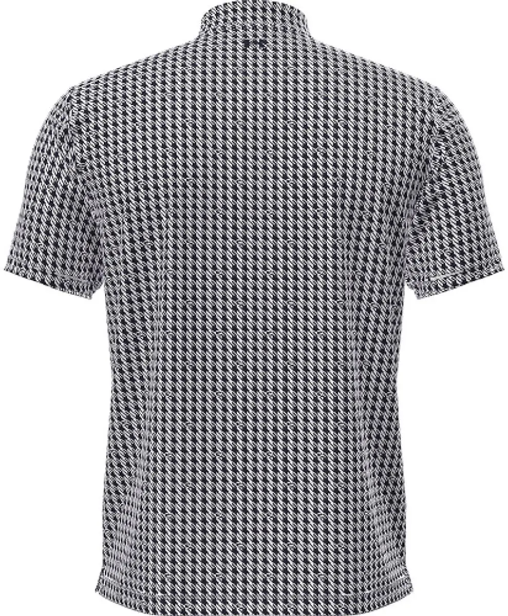Under Armour T2G Polo Houndstooth Wit M