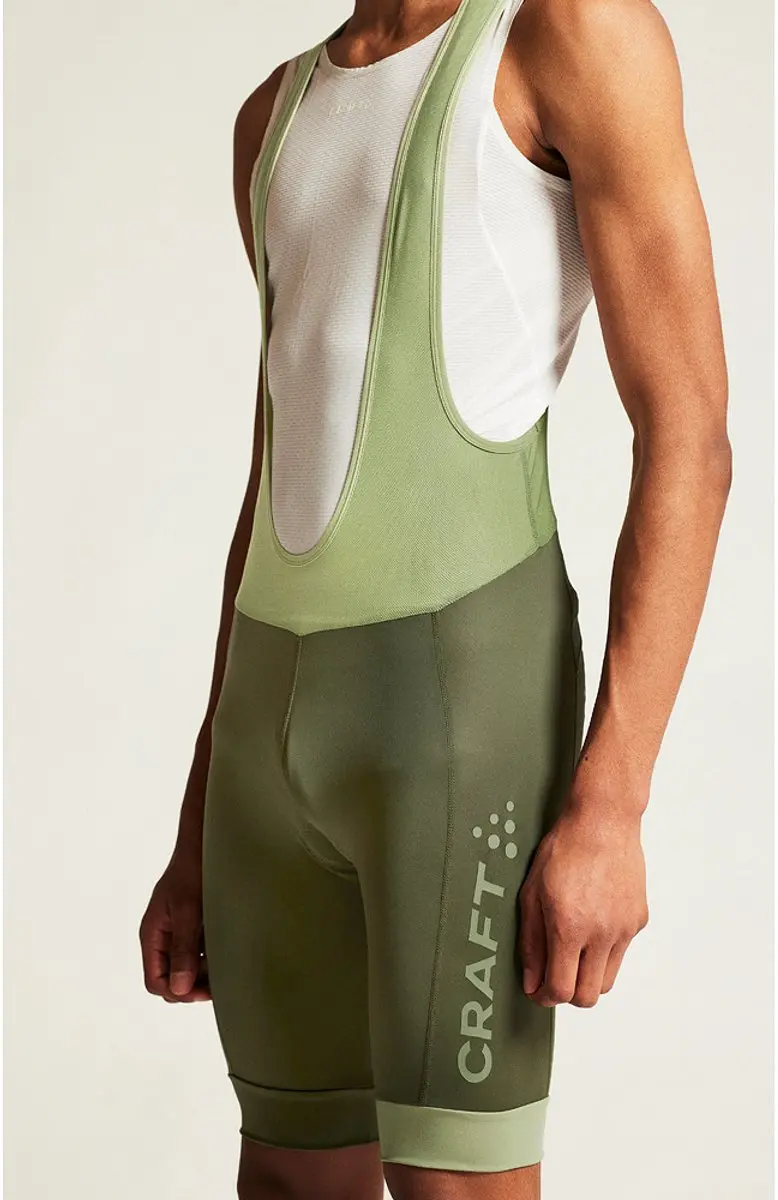 Craft Core Endur Bib Shorts M - Juniper/Forest Green