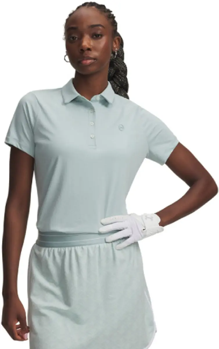 Under Armour ArmourDry SS Polo - L - Aqua