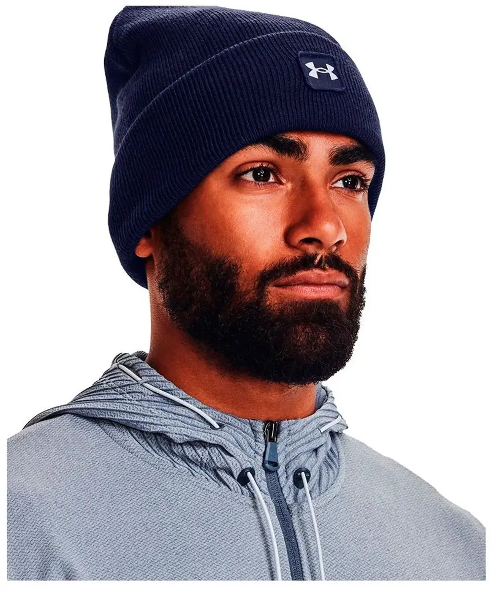 Under Armour Haltime Beanie - Navy/Wit