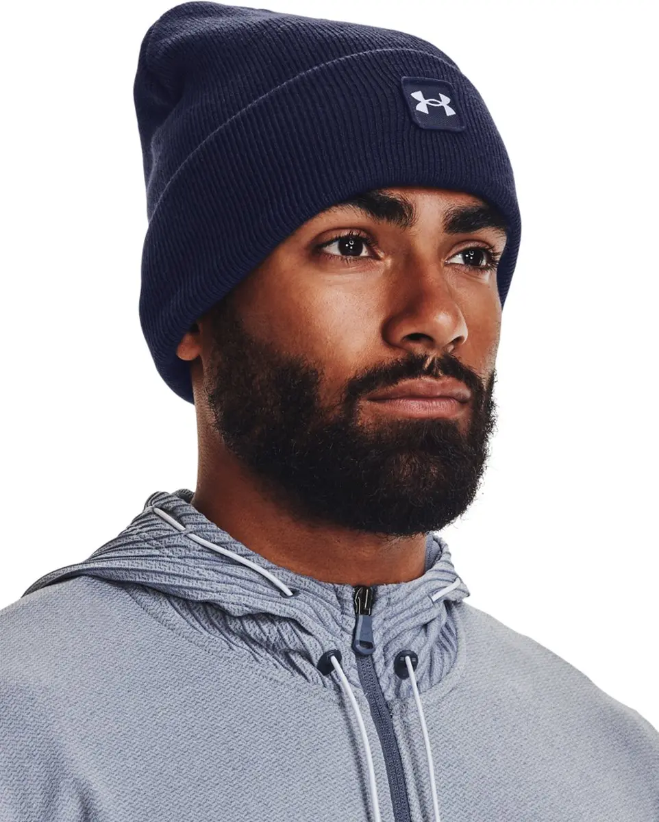 Under Armour Haltime Beanie - Navy/Wit
