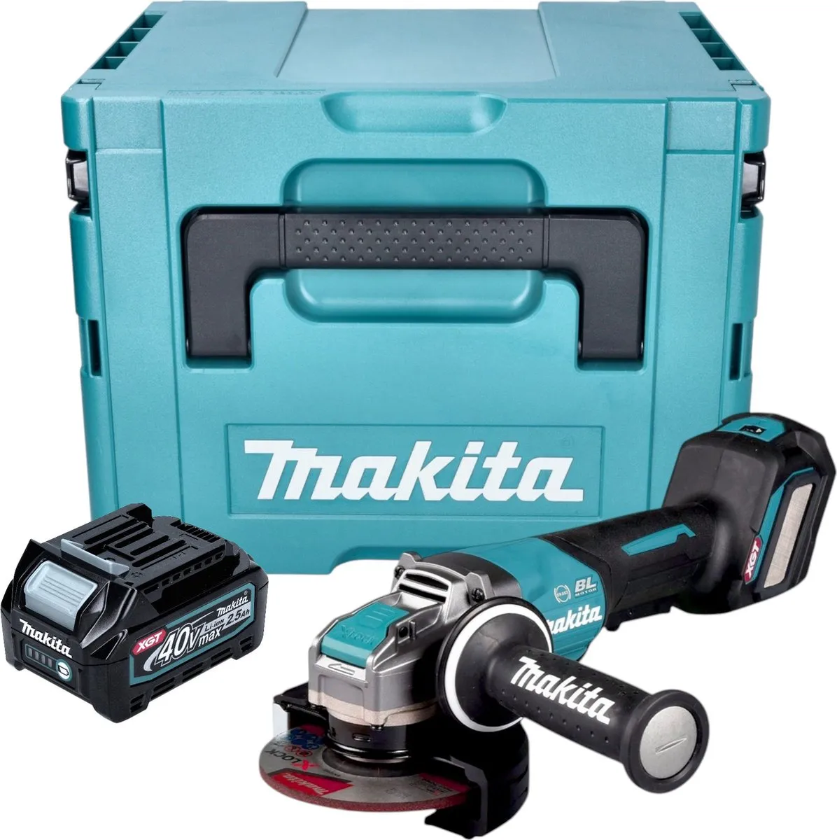 Makita GA044GD101 Accuslijper 40V X-LOCK Brushless 125mm
